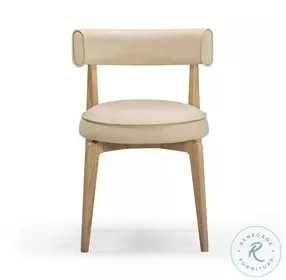 Nikita Taupe Performance Vegan Leather Dining Chair