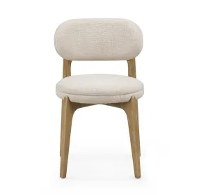 Carnation Cream Performance Fabric Upholstered Dining Chair