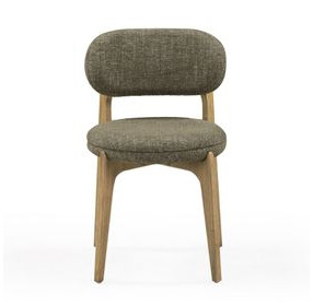 Carnation Forest Green Performance Fabric Upholstered Dining Chair