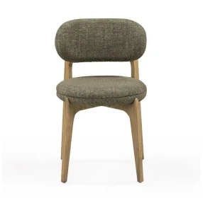 Carnation Forest Green Performance Fabric Upholstered Dining Chair