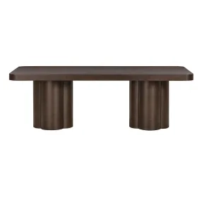 Bambi Dark Brown 90" Rectangular Dining Table