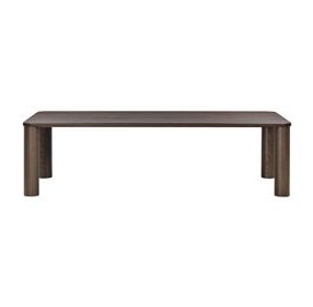 Akola Dark Brown 106" Rectangular Dining Table