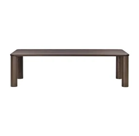 Akola Dark Brown 106" Rectangular Dining Table