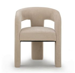 Malone Taupe Performance Fabric Upholstered Dining Chair
