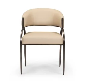 Tatum Taupe Upholstered Dining Chair