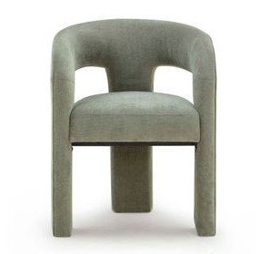Malone Green Performance Fabric Upholstered Dining Chair