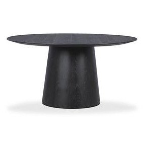 Sahara Black 60" Round Dining Table