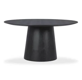 Sahara Black 60" Round Dining Table