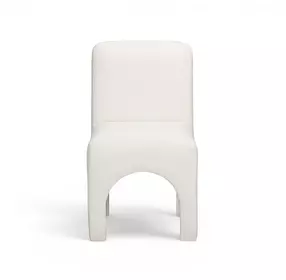 Tomlin Cream Performance Chenille Upholstered Dining Chair