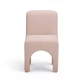 Tomlin Light Pink Performance Chenille Upholstered Dining Chair