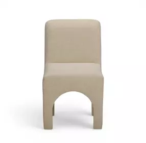 Tomlin Tan Performance Chenille Upholstered Dining Chair