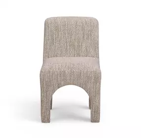 Tomlin Beige Performance Chenille Upholstered Dining Chair