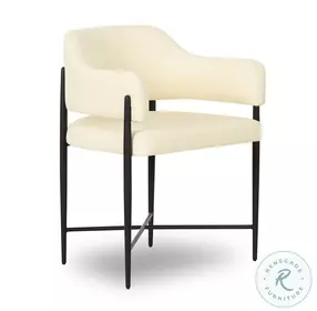 Sezanne Cream Performance Fabric Dining Chair