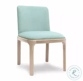 Rebecca Light Blue Performance Velvet Dining Chair