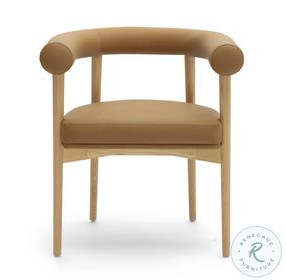 Spara Cognac Performance Vegan Leather Dining Chair