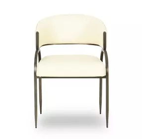 Tatum Cream Performance Fabric Dining Chair