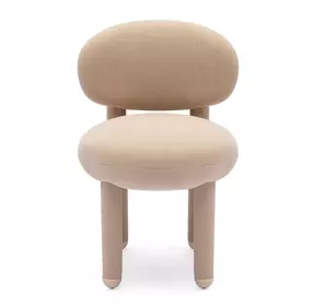 Manu Tan Performance Chenille Upholstered Dining Chair