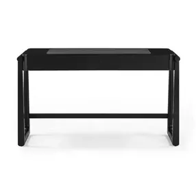 Alfalfa Black 52" Desk with 2 Drawers
