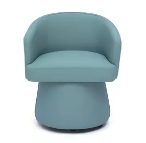Kristen Seafoam Green Performance Vegan Leather Upholstered Swivel Desk Chair