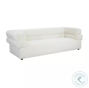 Elsa Cream Velvet Sofa by Inspire Me Home Decor