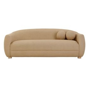 Judy Honey Boucle 80" Sofa