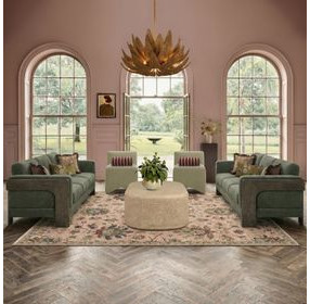 Elyn Olive Green Living Room Set