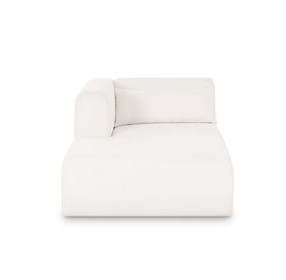 Tarra Cream Performance Fabric 71" LAF Modular Chaise