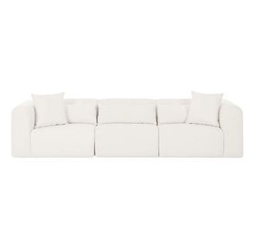 Tarra Cream Performance Fabric Modular 119" Sofa
