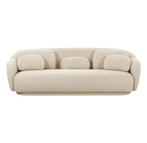 Misty Cream Boucle 90" Sofa