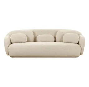 Misty Cream Boucle 90" Sofa