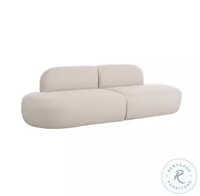 Broohah Beige Upholstered Sofa