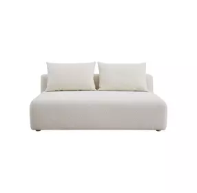 Hangover Cream Boucle Modular 64" Loveseat