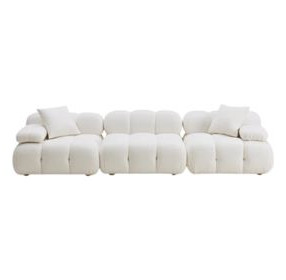 Calliope Cream Modular 118" Sofa