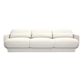 Azalea Cream Velvet 91" Sofa