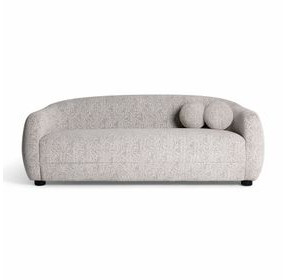 Judy Black and White 80" Sofa