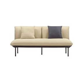Katti Beige Outdoor 66" Loveseat