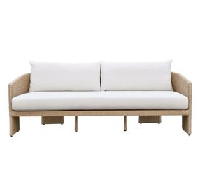 Alexa Cream Outdoor 80" Sofa