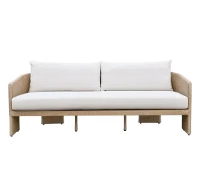 Alexa Cream Outdoor 80" Sofa