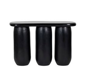Rahul Black Console Table