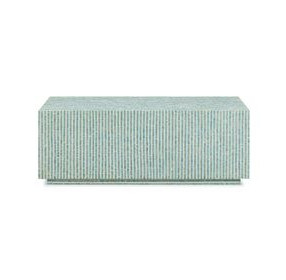 Earl Light Blue Rectangular Coffee Table