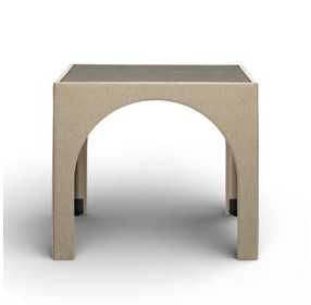 Tomlin Tan Performance Fabric 35" Square Game Table