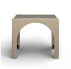 Tomlin Tan Performance Fabric 35" Square Game Table