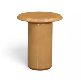 Tate Turmeric Outdoor Round Side Table