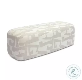 Graceland Cream Jacquard Bench