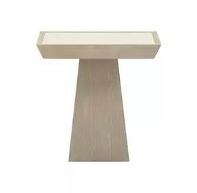 Coco Washed Ash Square Side Table