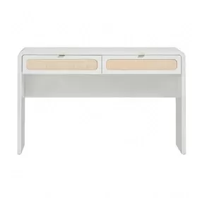 Patty White 48" Console Desk with 2 Drawers