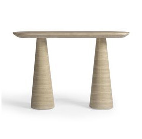 Sandra Travertine 47" Outdoor Console Table