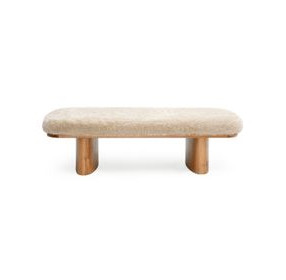 Ollie Natural 57" Large Bench
