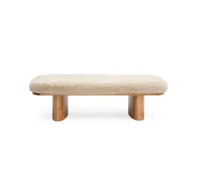 Ollie Natural 57" Large Bench