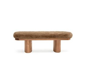 Ollie Taupe 48" Bench